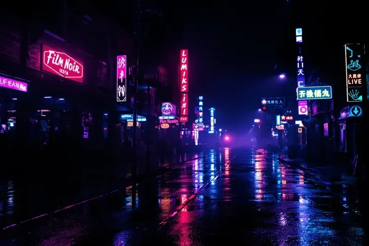 黑色电影与午夜之城：霓虹下的孤独叙事 专栏封面